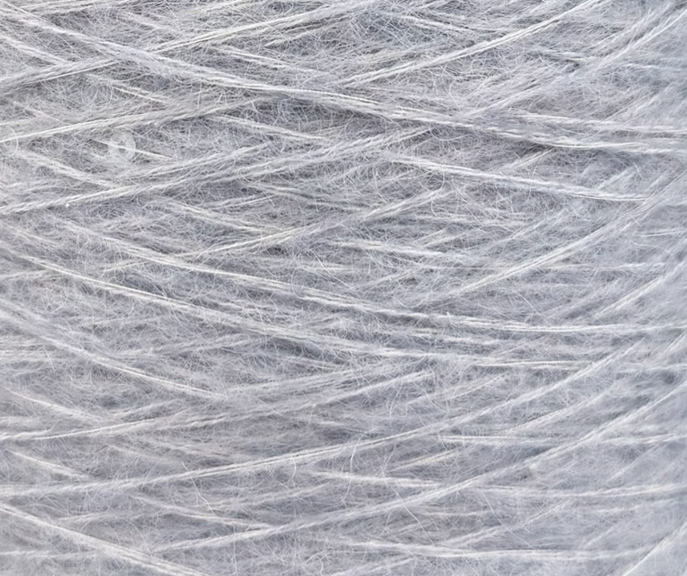 Art. Royal Shine – Kid Mohair, Seta con Paillettes col. Grigio perla 430 m / 100 g |Selezione Zimpfer Wolle